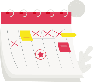 Appointment calendar with available slots